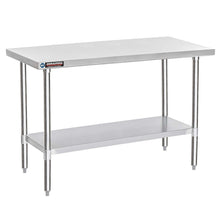 Load image into Gallery viewer, Stainless Steel Workbench 24x60 for Commercial Use - Easy Assembly &amp; Maintenance