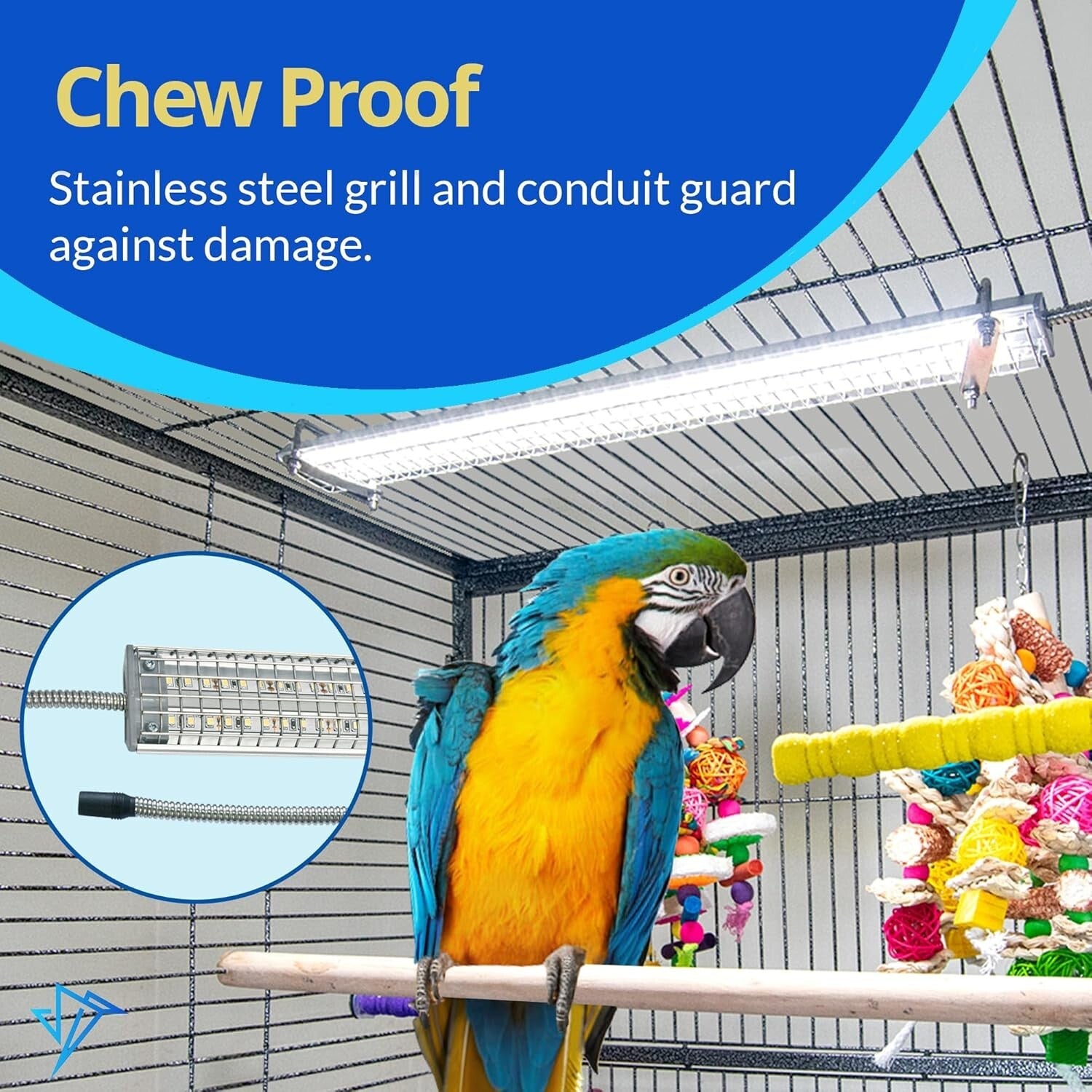 Veterinary Approved Bird Cage Light - Simulates Natural Light for Healthier Pets
