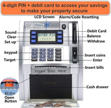 Load image into Gallery viewer, Kid-Friendly ATM Savings Bank with Debit Card &amp; Memory Function for Smart Saving