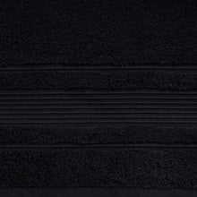Load image into Gallery viewer, Durable Black Turkish Cotton Bath Towels Set - 4 Plush and Quick-Dry Towels