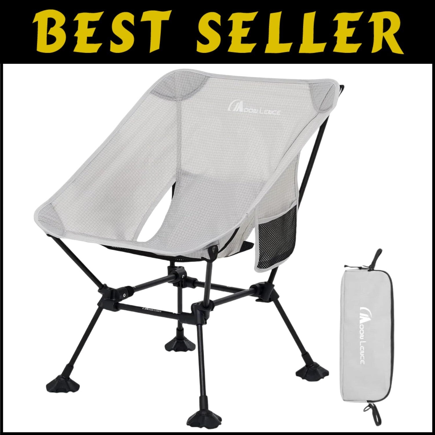 Revolutionary Third Generation Lightweight Camping Chair - Max 400 lbs Support