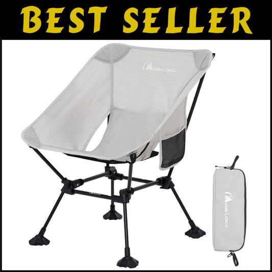 Revolutionary Third Generation Lightweight Camping Chair - Max 400 lbs Support