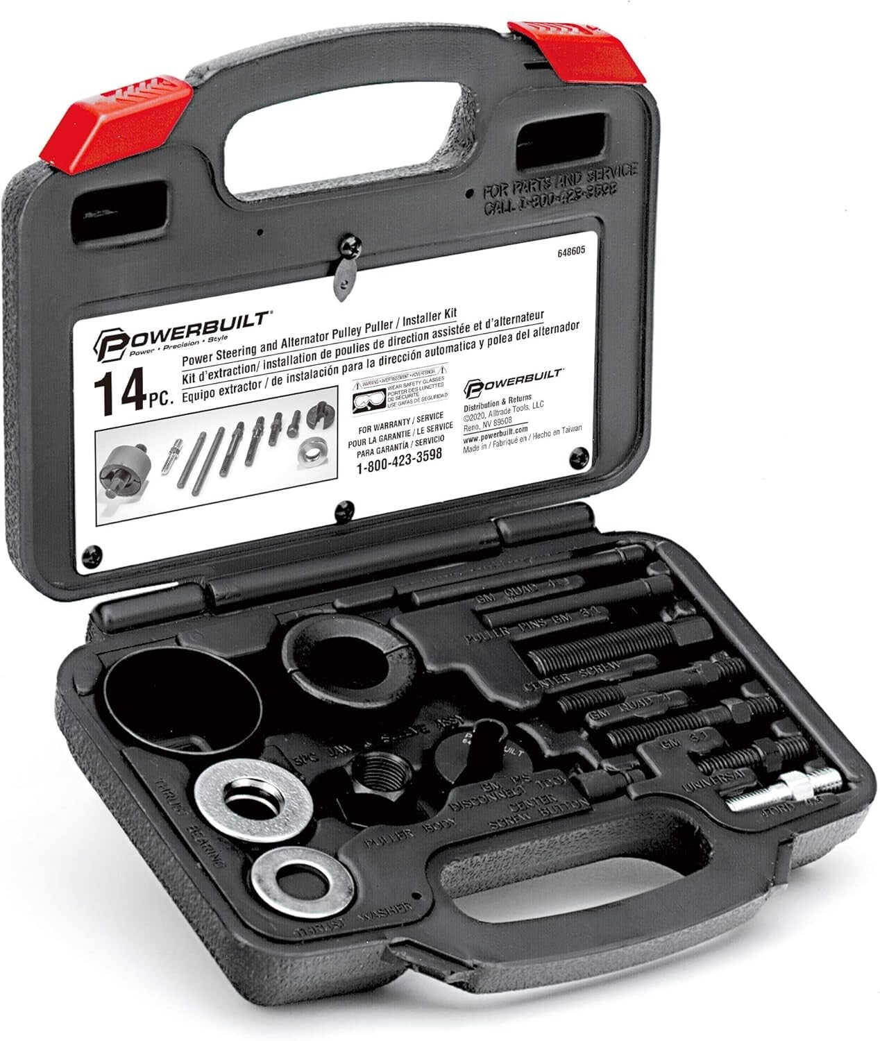 Heavy Duty Forged Tool Set for Efficient Power Steering and Alternator Repair
