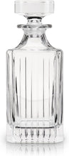 Load image into Gallery viewer, Vintage Style Cut Crystal Decanter for Home Bars - 28 Oz Whiskey &amp; Vodka Carafe
