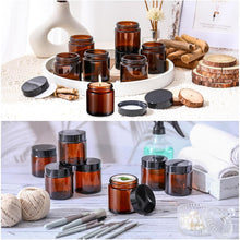Load image into Gallery viewer, Multi-Purpose 48 Pcs 4 oz Glass Jars with Airtight Lids for Home &amp; Business Use