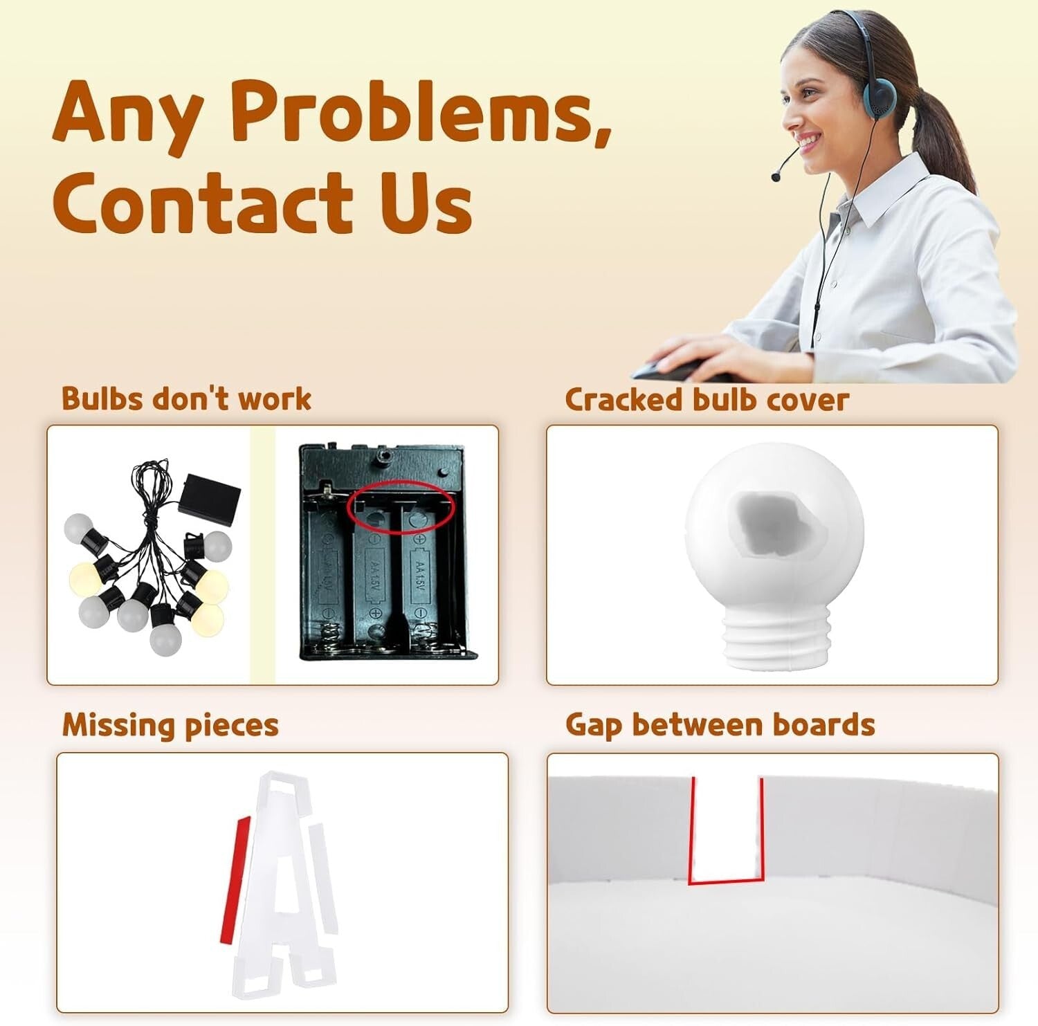 Customizable 3FT Large Block Font Light-Up Numbers for Party Decoration