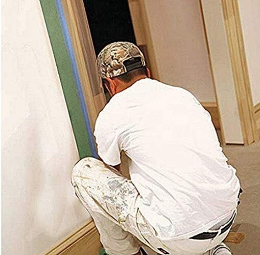 Pro-Grade Green Masking Paper, 3-Roll Set, Perfect for Clean Edges in Painting