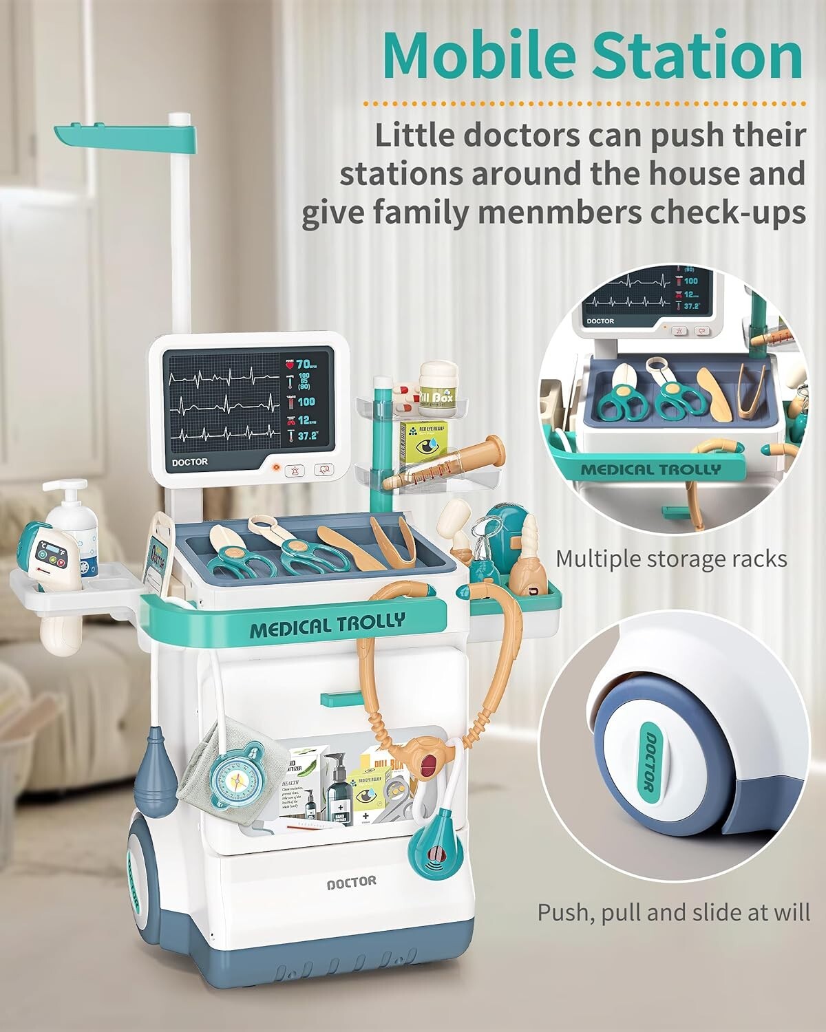 Complete Toddler Doctor Kit with Sound Effects - Perfect Gift for Ages 3-8