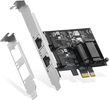 Load image into Gallery viewer, Versatile 2.5G Ethernet NIC Card with Dual PCIe Ports for Seamless Networking