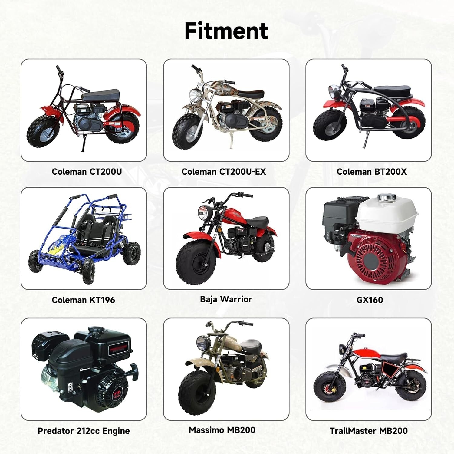 Predator 196cc VM22 Carburetor Kit - Complete Upgrade for Go-Karts & Mini Bikes