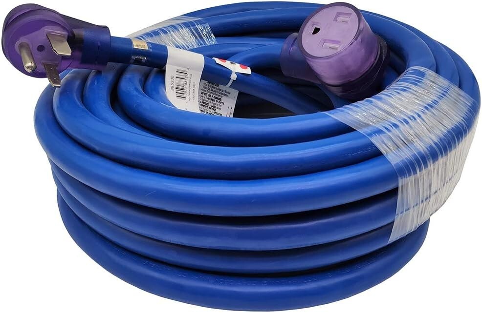 Universal NEMA 6-50 Welder Extension Cord, 50FT, 40 Amp, Multiple Length Options