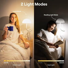 Load image into Gallery viewer, Shroommate 3-in-1 Clip-On Bedside Lamp - Multi-Color LED Night Light for Kids
