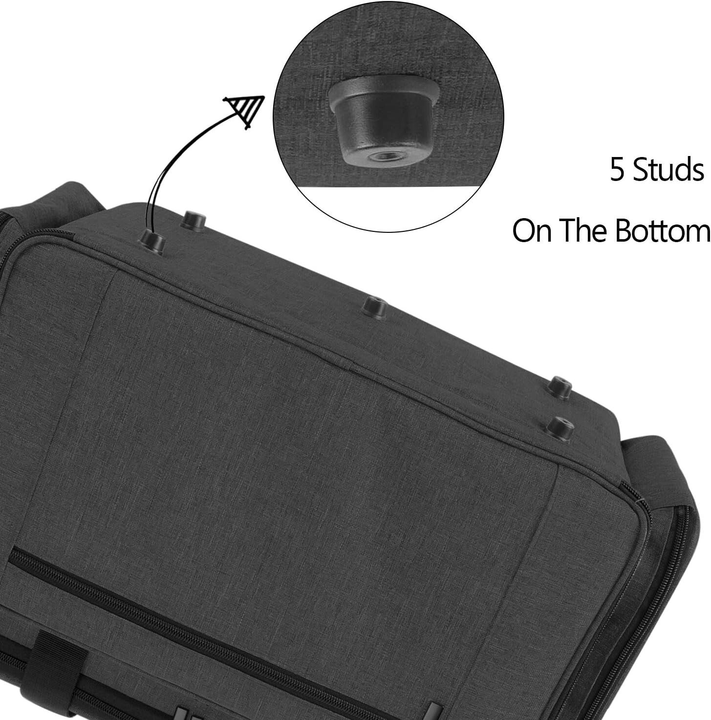 Black Sewing Machine Travel Case - Extra Protection with Multi-Storage Options