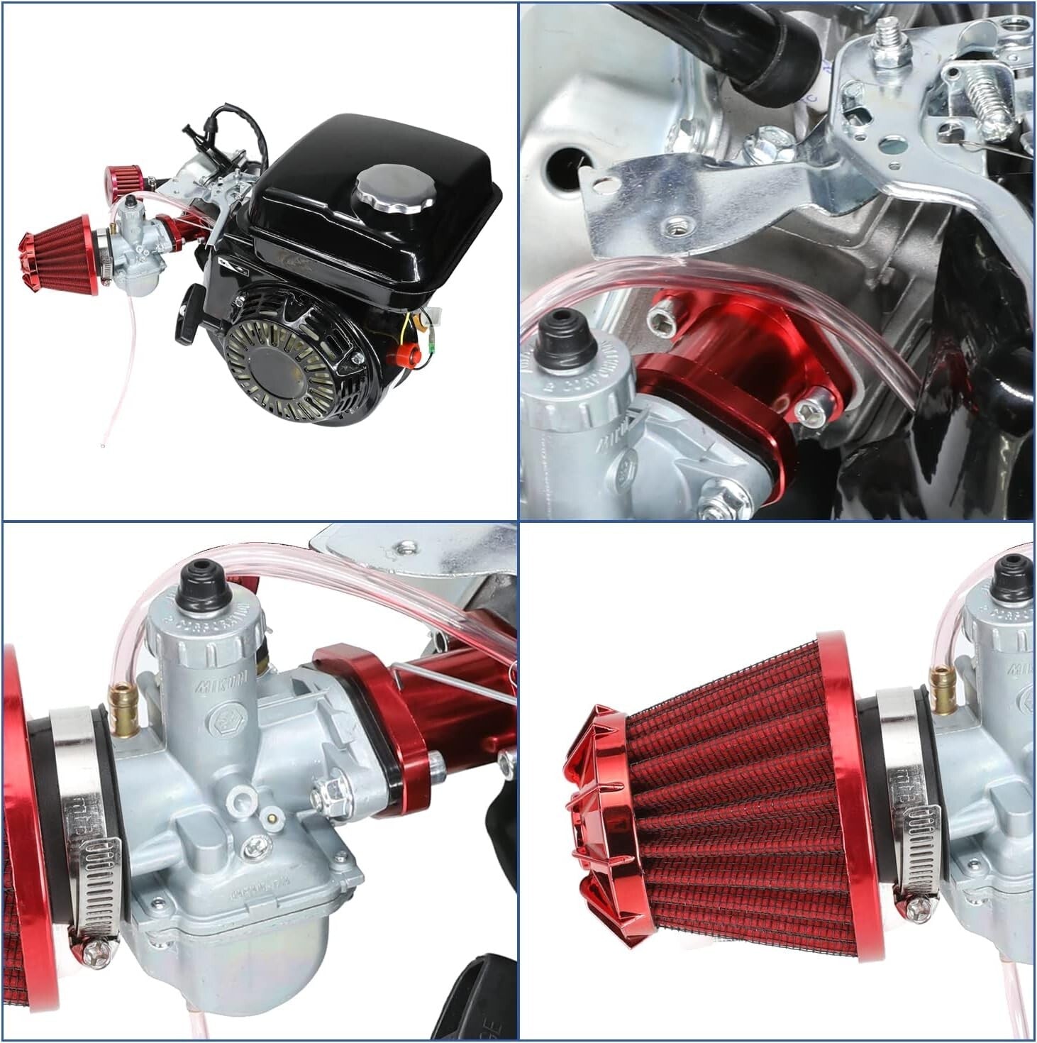 VM22 Carburetor Intake Kit for Predator 212cc - Go-Kart & Mini Bike Upgrade