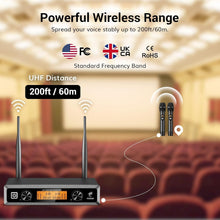 Load image into Gallery viewer, All-Metal Wireless Karaoke Microphone Set - Crystal Clear Sound for Any Occasion