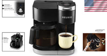 Load image into Gallery viewer, Versatile K-Duo Coffee Maker: Brew K-Cup or Ground Coffee, Stylish Black Finish