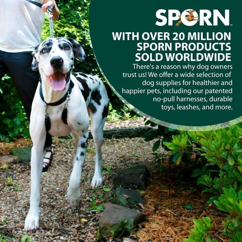 Adjustable Large Dog Harness in Black - No Pull, Padded Comfort Design