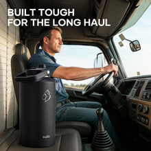 Load image into Gallery viewer, Black 2 Gallon Water Bottle - Triple Insulated &amp; Leakproof for Outdoors