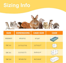 Load image into Gallery viewer, Premium Anti-Slip Guinea Pig Bedding - Reusable 4 Pack for Midwest Cages