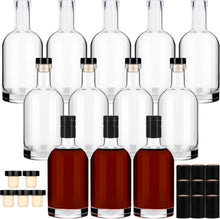 Load image into Gallery viewer, 75 ml Reusable Glass Bottles with Cork Stoppers - Ideal for Wine and Beverages
