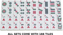 Load image into Gallery viewer, Luxury American Mahjong Set: 166 Engraved Tiles, Racks &amp; Quilted Blue Carry Bag