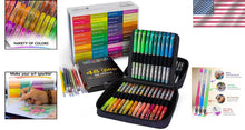 Load image into Gallery viewer, Artist-Approved 96 Gel Pens with 48 Glitter Refills for Colorful Creations