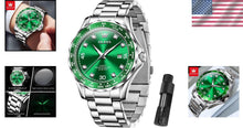 Load image into Gallery viewer, Premium Men's Watch: 30M Waterproof Big Dial with Stylish Stainless Steel Band
