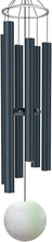 Load image into Gallery viewer, Elegantly Crafted 66-Inch Outdoor Wind Chimes - Perfect Sympathy Gift in Black