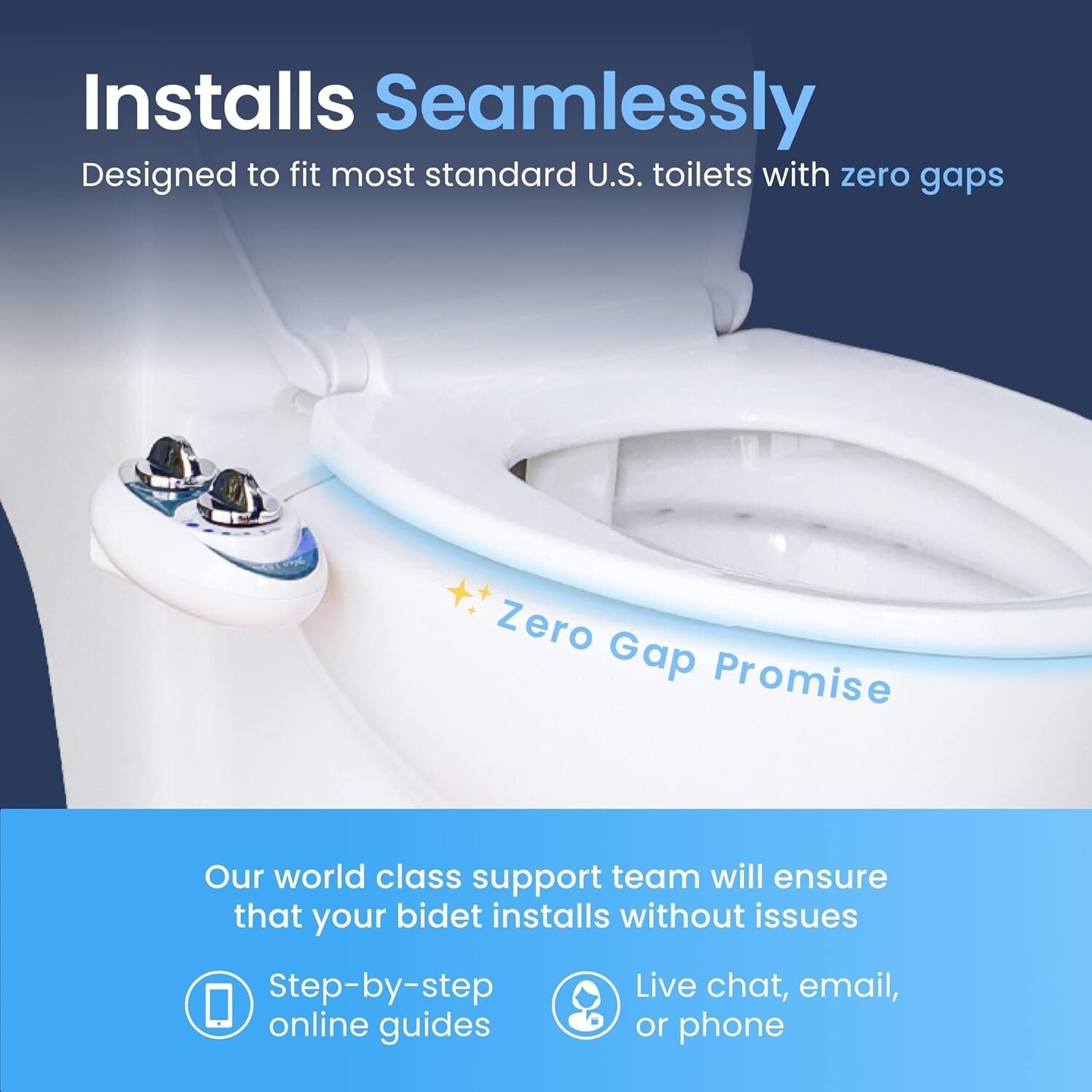 NEO 185 Self-Cleaning Bidet Attachment – Easy Installation & Durable Design