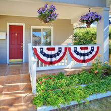 Load image into Gallery viewer, Premium Polyester American Flag Bunting - Ideal for Festivals and Celebrations