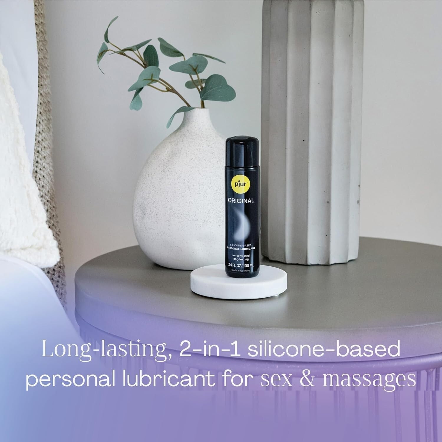 Premium Odorless Silicone-Based Lubricant for Men, Women & Couples - 1L