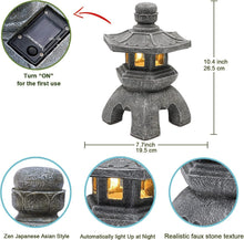 Load image into Gallery viewer, Charming Painted Polyresin Lantern Statue - Perfect for Indoor &amp; Outdoor