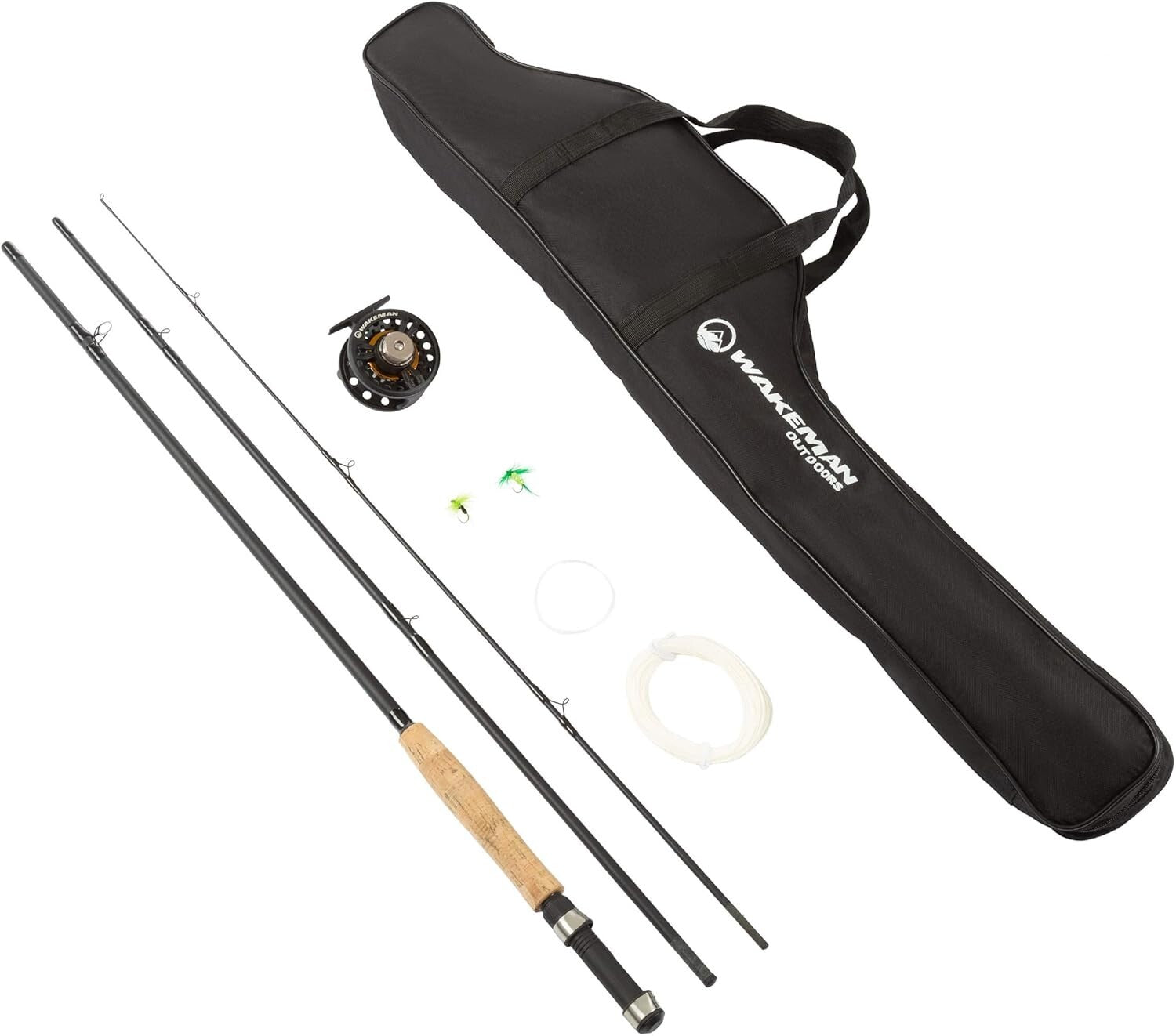 97-Inch Collapsible Fly Fishing Combo with Accessories & Carrying Case Included