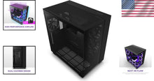 Load image into Gallery viewer, Spacious Dual-Chamber ATX Case – 360mm Radiator Support &amp; Smart Cable Management