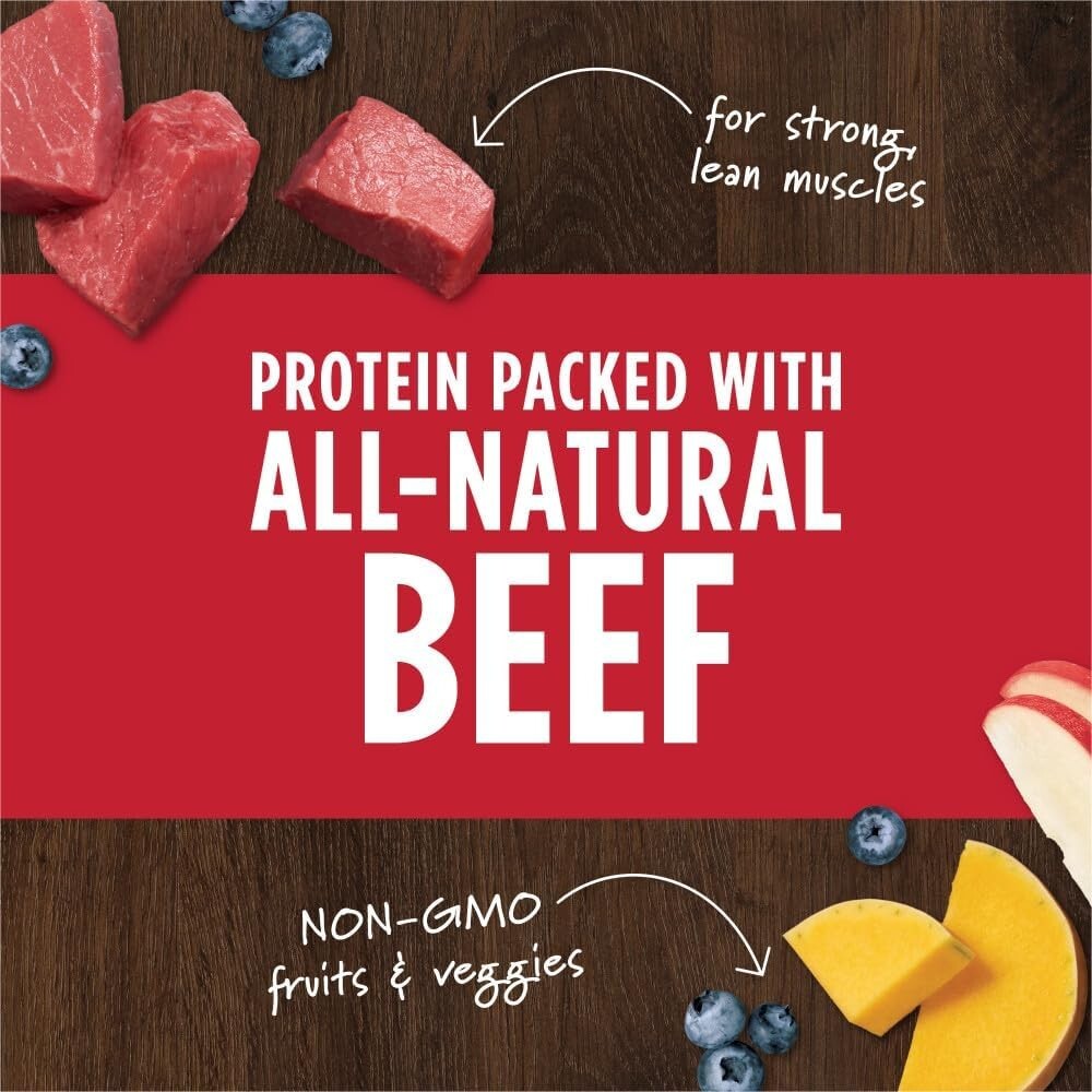 Delicious Freeze-Dried Raw Beef Morsels for Picky Eaters - 1.56 lb. Topper