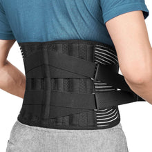 Load image into Gallery viewer, Comfort Fit Lower Back Brace for Pain Relief &amp; Support - XL Size for Adults
