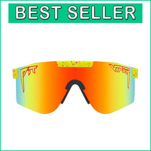 Load image into Gallery viewer, Heavy-Duty Wide Fit Sunglasses with Retro Flair – Perfect for Active Lifestyles
