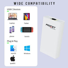 Load image into Gallery viewer, High-Speed USB-C to Ethernet Adapter with 60W Charging – Plug &amp; Play Convenience