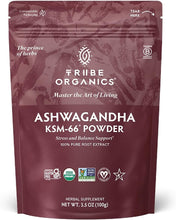 Load image into Gallery viewer, Organic Mood Support &amp; Energy Boost - KSM-66 Ashwagandha Extract Powder 100g