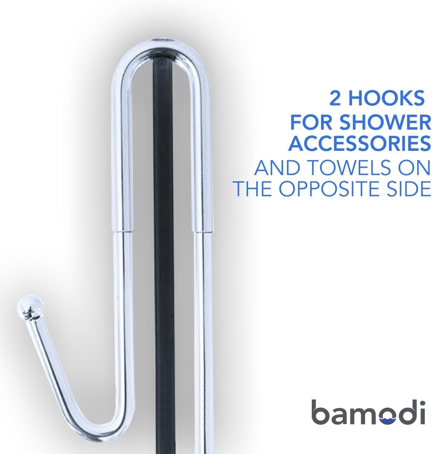 Premium Polished 3-Tier Shower Organiser - No Drill Mount with Rubber Protection