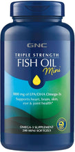 Load image into Gallery viewer, 240 Mini Softgels Triple Strength Fish Oil - 1000mg Omega-3 for Heart &amp; Eyes