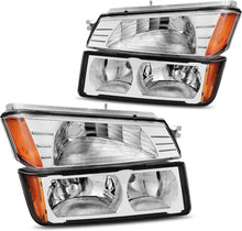 Load image into Gallery viewer, Chevy Avalanche Headlights with Chrome Housing &amp; Enhanced Visibility - 2002-2006