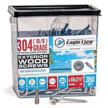 Load image into Gallery viewer, Rust Resistant 2 1/2 Inch Stainless Steel Deck Screws - Perfect for Outdoor Use