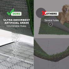Load image into Gallery viewer, Spacious Indoor-Outdoor Dog Toilet: Ultra-Absorbent Grass Pad for Large Breeds