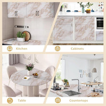 Load image into Gallery viewer, Self-Adhesive Gold Marble Peel and Stick Wallpaper for Elegant Countertops 23...