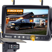 Load image into Gallery viewer, Wireless 7” HD 1080P Solar RV Backup Camera - No Install, Long Battery Life