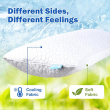 Load image into Gallery viewer, Luxury Cooling Body Pillow 51"x18" - Adjustable Shredded Gel Memory Foam