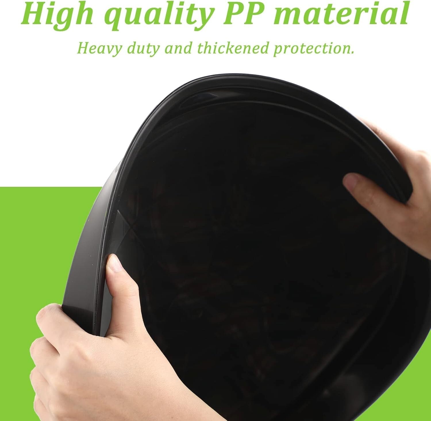 Elegant 12-Piece 18-Inch Round Plant Trays - Perfect for Indoors & Outdoors