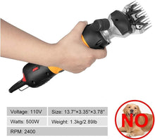 Load image into Gallery viewer, Heavy Duty Professional Sheep Shears with Adjustable Speed – Perfect for Farmers