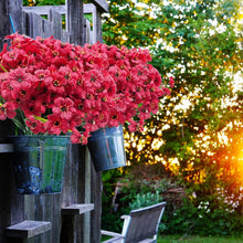 Load image into Gallery viewer, Eye-catching 72 Bundles of Rose Red Fake Flowers - Perfect for All Occasions